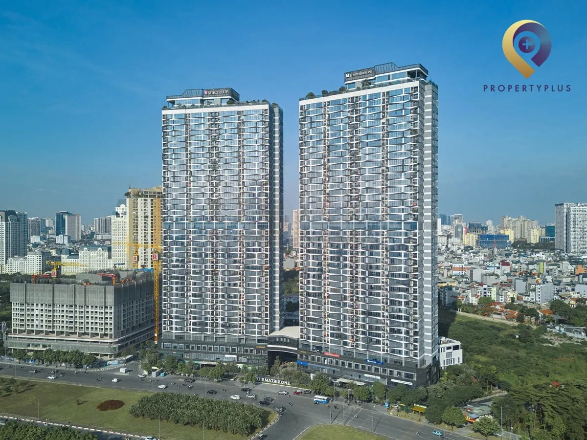 Exterior view of The Matrix One building complex in Hanoi